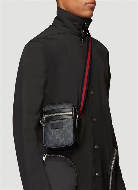 gucci black crossbody bag men's|Gucci cross bag sale.